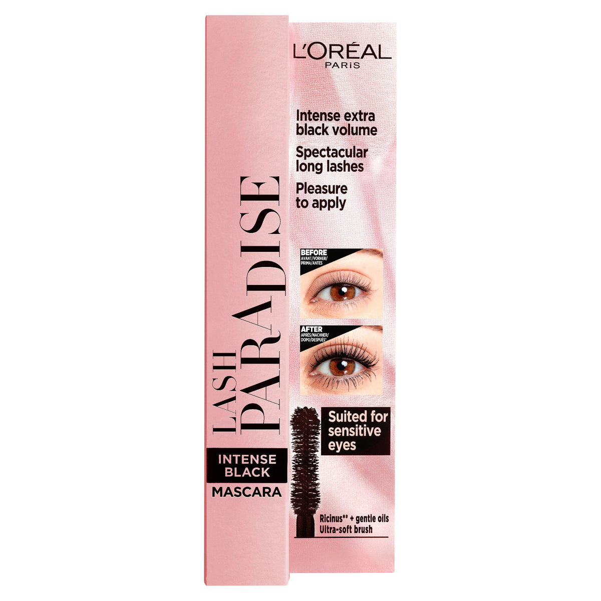 L'Oreal Paradise Mascara Intense Black, imported from the UK