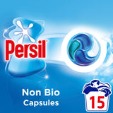 Persil Non Bio 4 in 1 laundry capsules 15 washes (British brand)