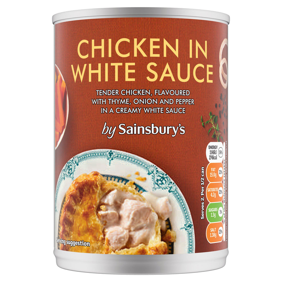 Sainsbury's Chicken in White Sauce 392g, imported from the UK