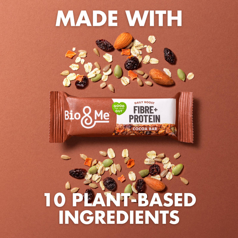 Bio&Me cocoa flapjack bars 120g - British product