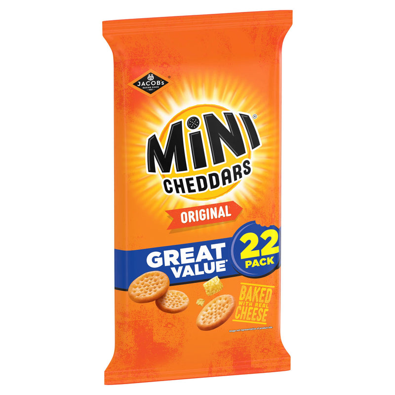 Jacob's Mini Cheddars Original multipack 22x23g - British product