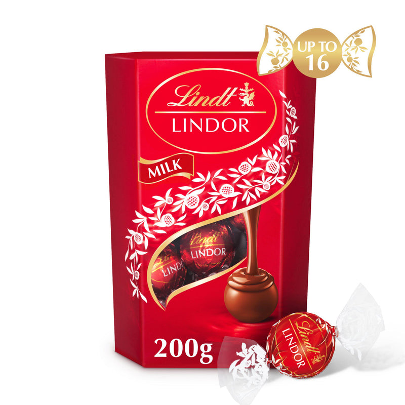 Lindt Lindor milk chocolate truffles 200g, UK version
