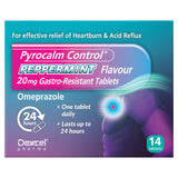 Dexcel Pharma Pyrocalm Control peppermint heartburn tablets 14 pack - British product