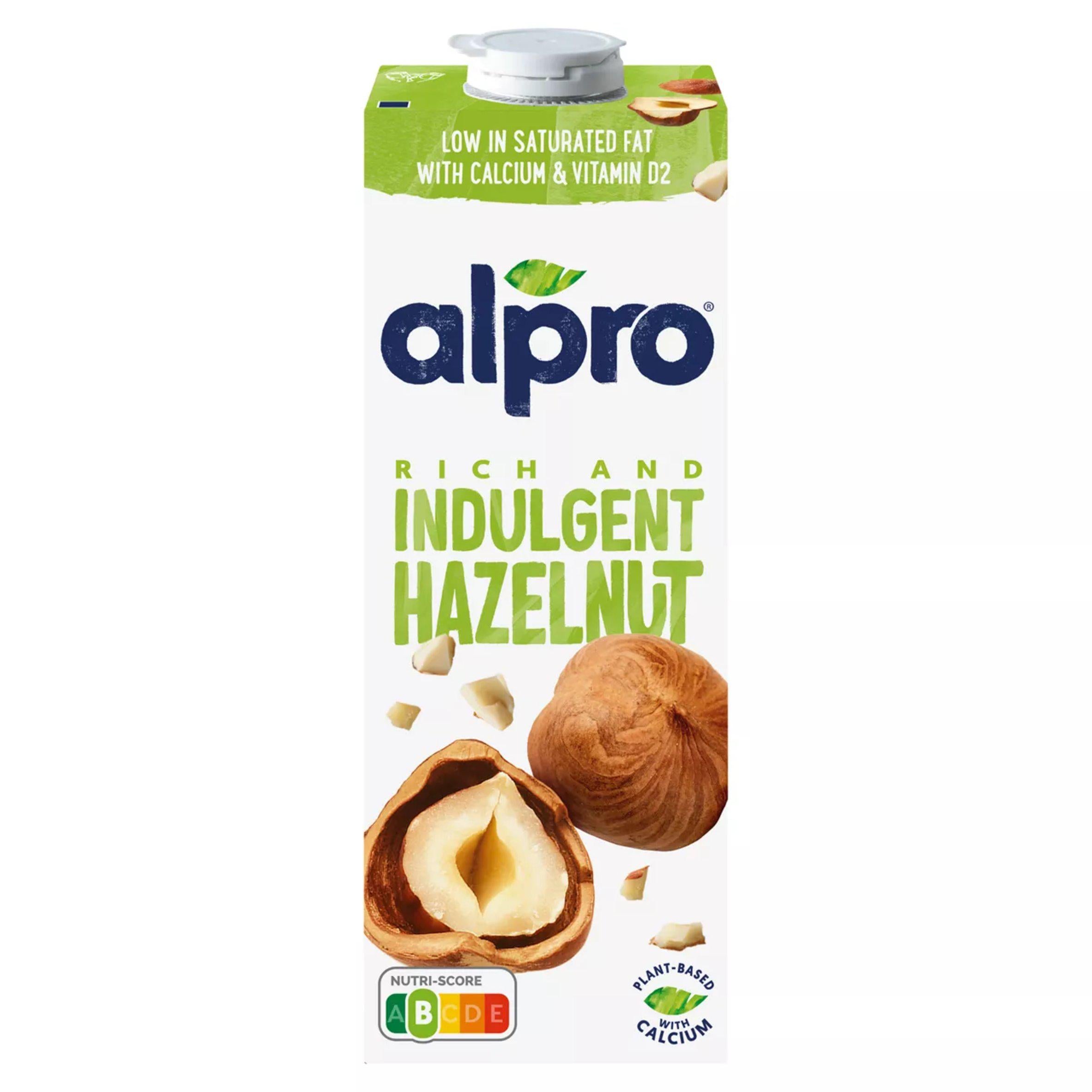 Alpro hazelnut drink long life 1L, UK version
