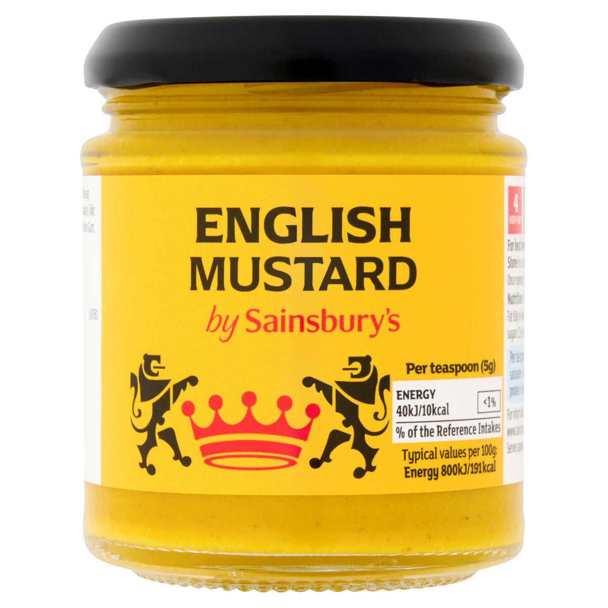 Sainsbury's English Mustard 185g - British product