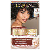 L'Oreal Paris Excellence Universal Nudes hair colour Universal Black, imported from the UK