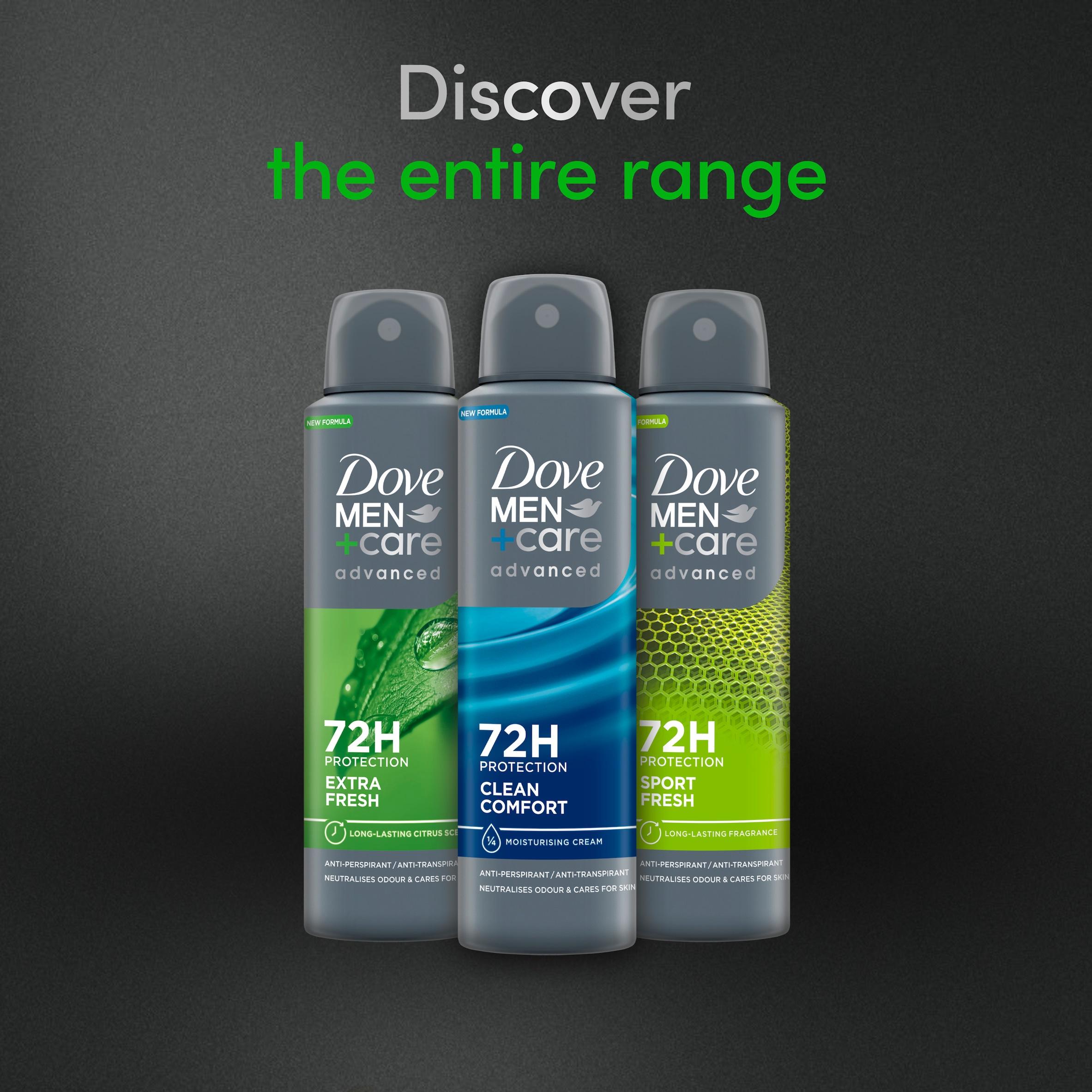 Dove Men+Care antiperspirant spray 150ml, UK version
