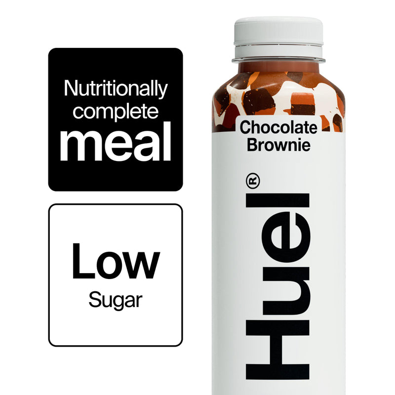 Huel meal replacement drink Chocolate Brownie 500ml, UK version