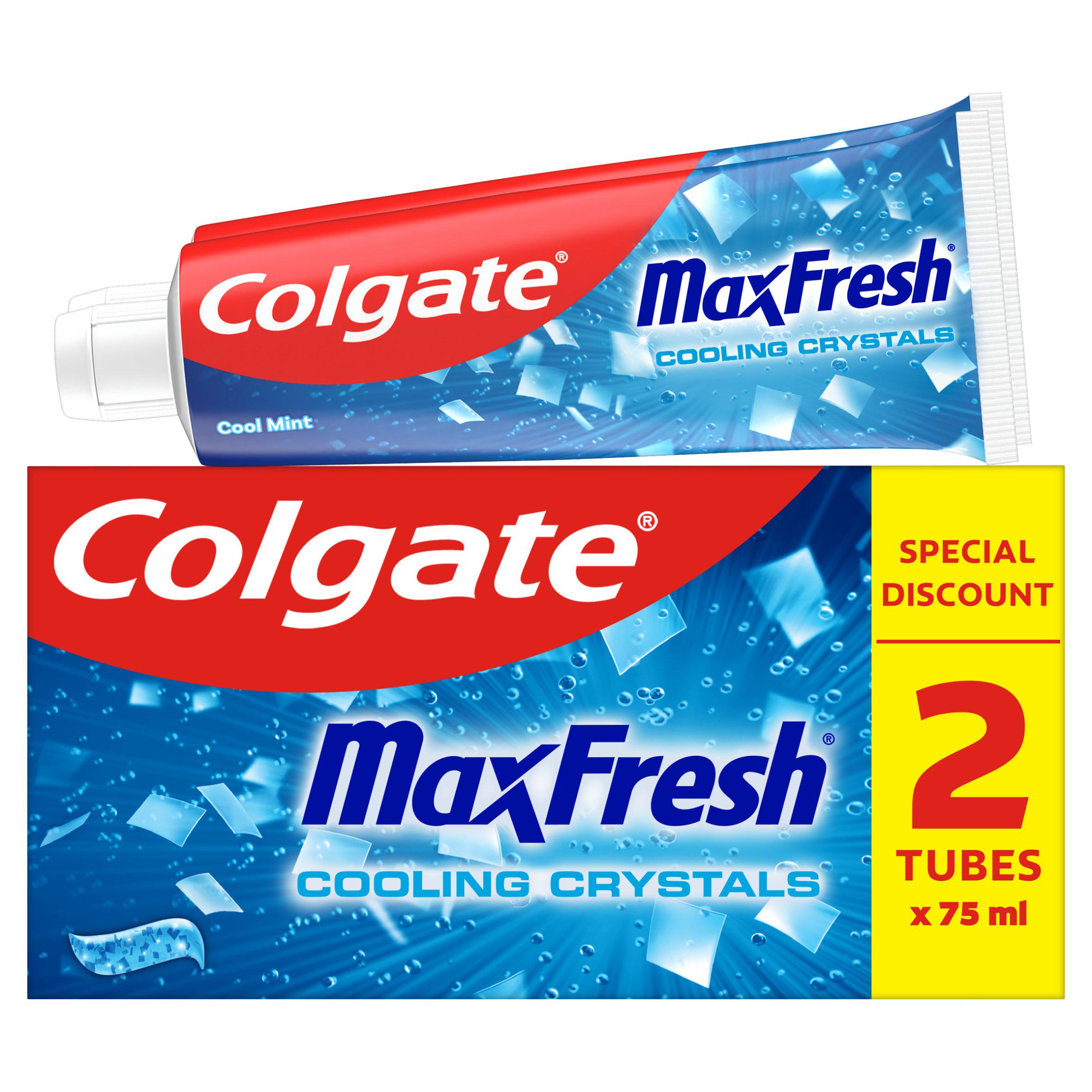 Colgate Max Fresh toothpaste 2 x 75ml - British product