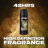 Lynx Gold 48h deodorant body spray 150ml, UK version