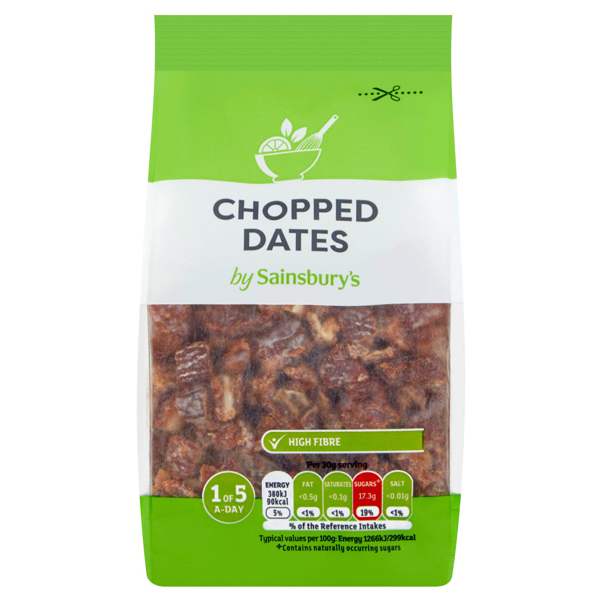 Sainsbury's Chopped Dates 250g - British product