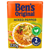 Ben's Original Mixed Pepper microwave rice 220g - British product