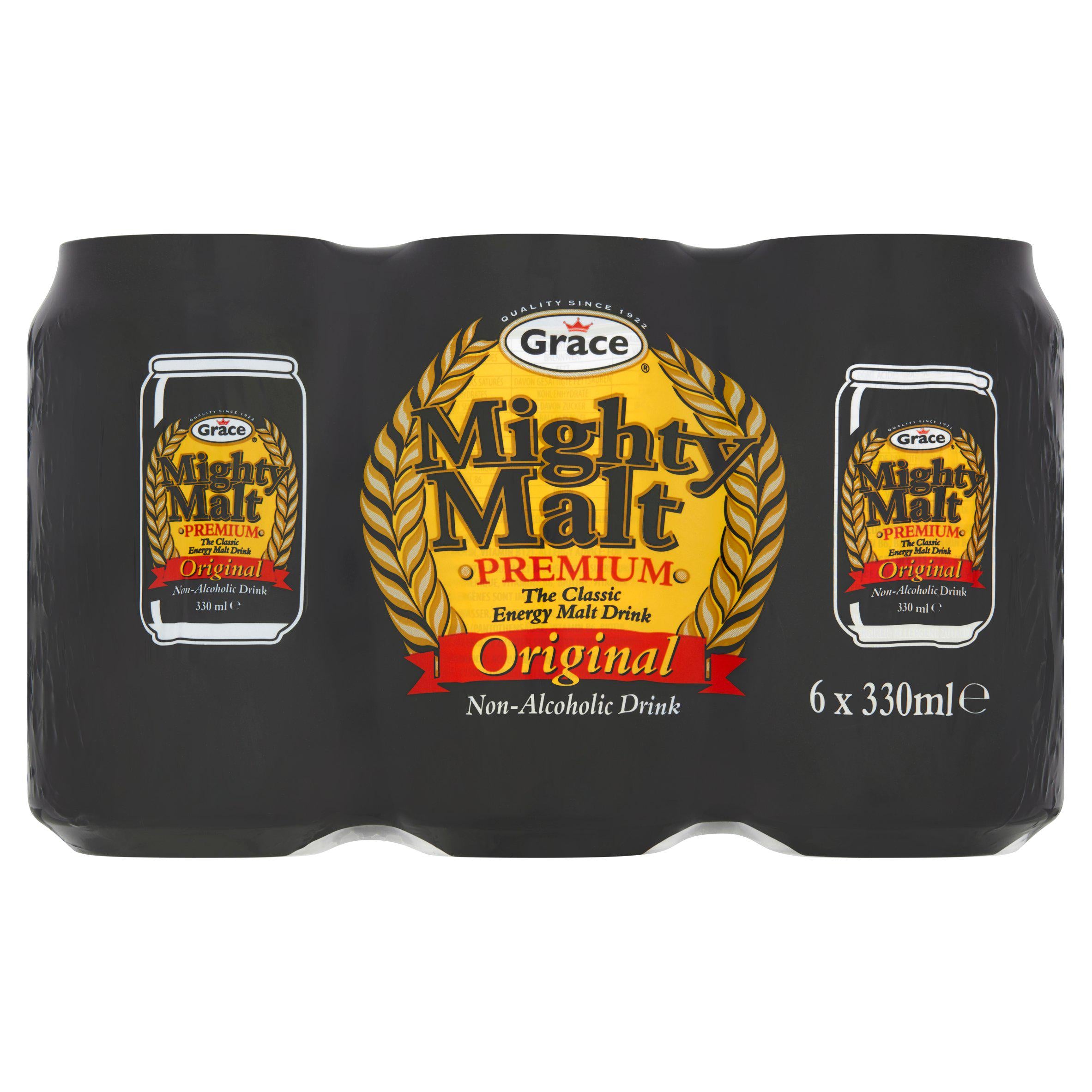 Grace Malt Drink Original 6 x 330ml, UK version