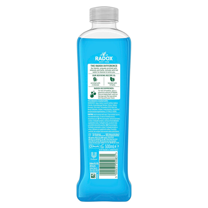 Radox Muscle Soak Bath Soak 500ml bottle, UK version