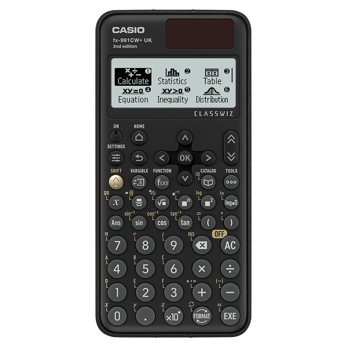Casio FX-991CW+ scientific calculator, UK version