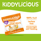 Kiddylicious smoothie melts banana mango passionfruit 6g - British product