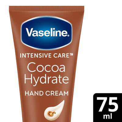 Sainsburys Vaseline Intensive Care Hand Cream Cocoa Hydrate 75ml- Buy online at McGrocer