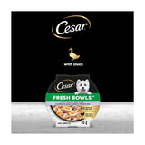 Cesar Fresh Bowl wet dog food duck rice carrots 85g - British product