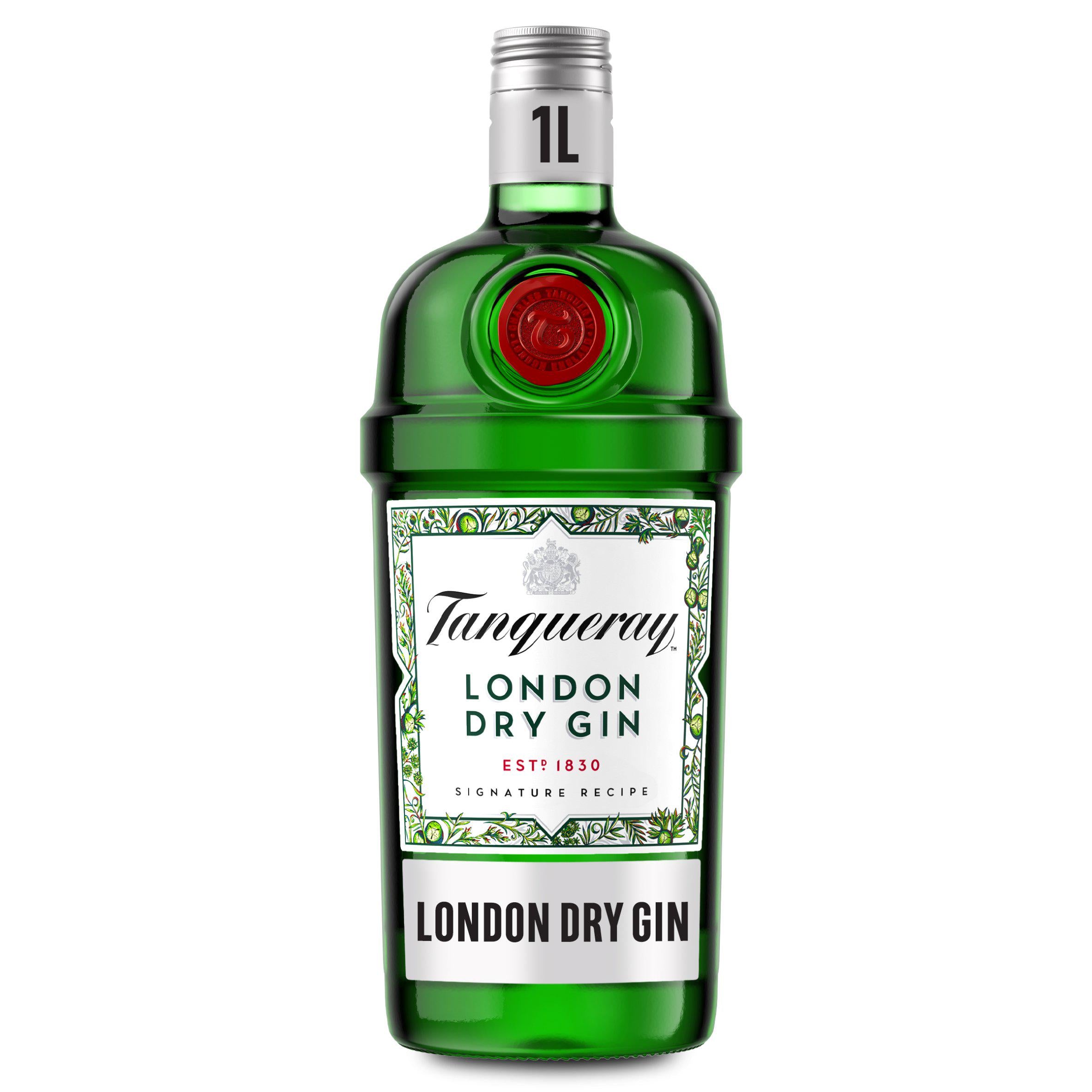 Tanqueray London Dry Gin 1L, imported from the UK