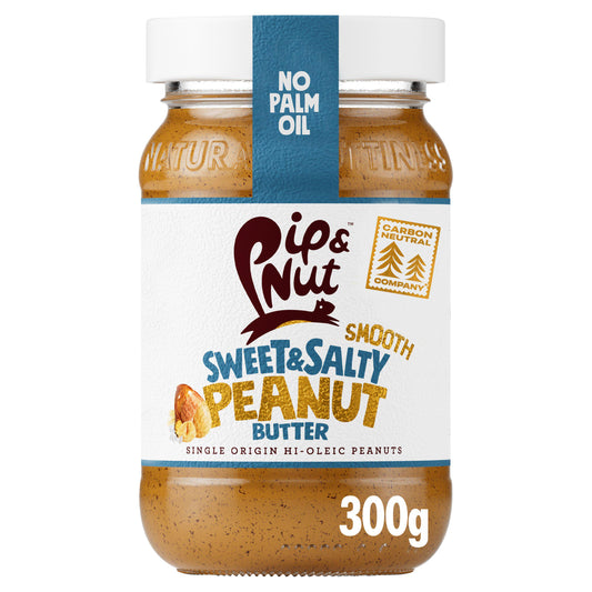 Pip & Nut Smooth Sweet Salty Peanut Butter 300g GOODS Sainsburys   