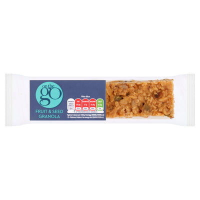 Sainsburys Sainsbury's Fruit & Seed Granola Slice 50g- Buy online at McGrocer
