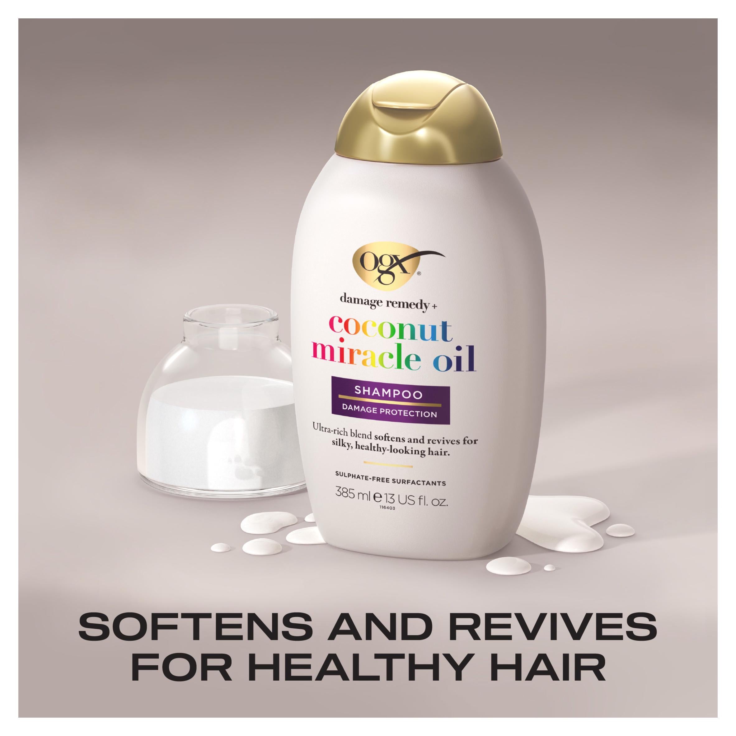 OGX Coconut Miracle Oil Shampoo 385ml (British brand)