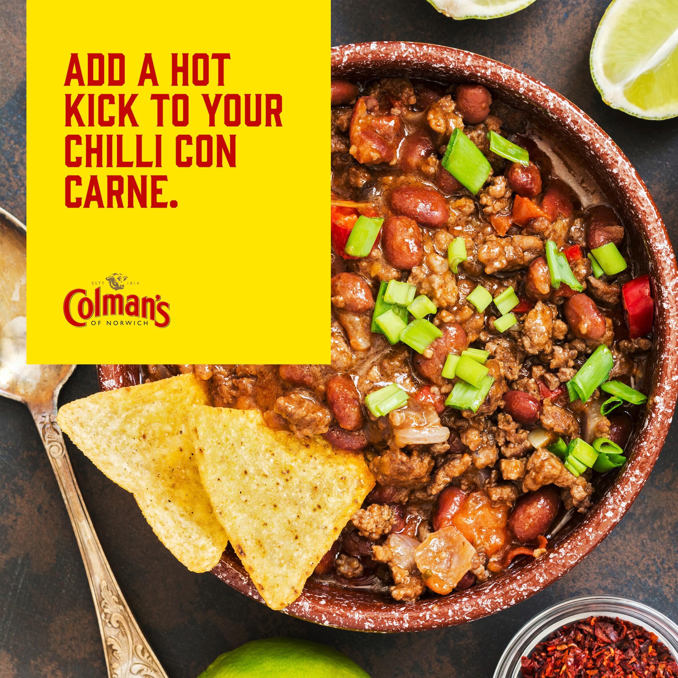 Colman's hot chilli con carne recipe mix 37g - British product