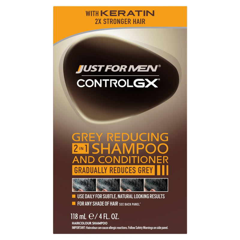 Just For Men ControlGX grey reducing shampoo conditioner 118ml - British product