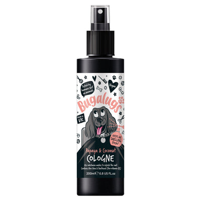 Sainsburys Bugalugs Papaya & Coconut Dog Cologne 200ml- Buy online at McGrocer
