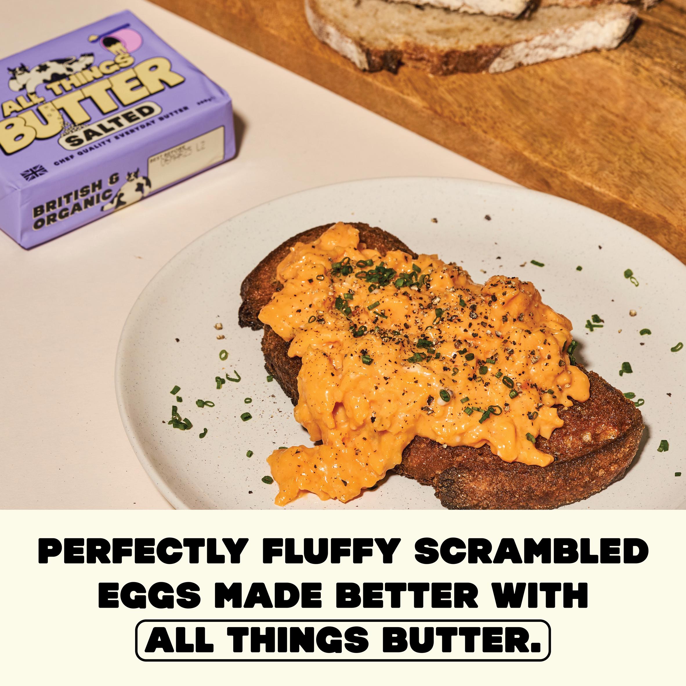 All Things Butter organic salted British butter 200g (British brand)