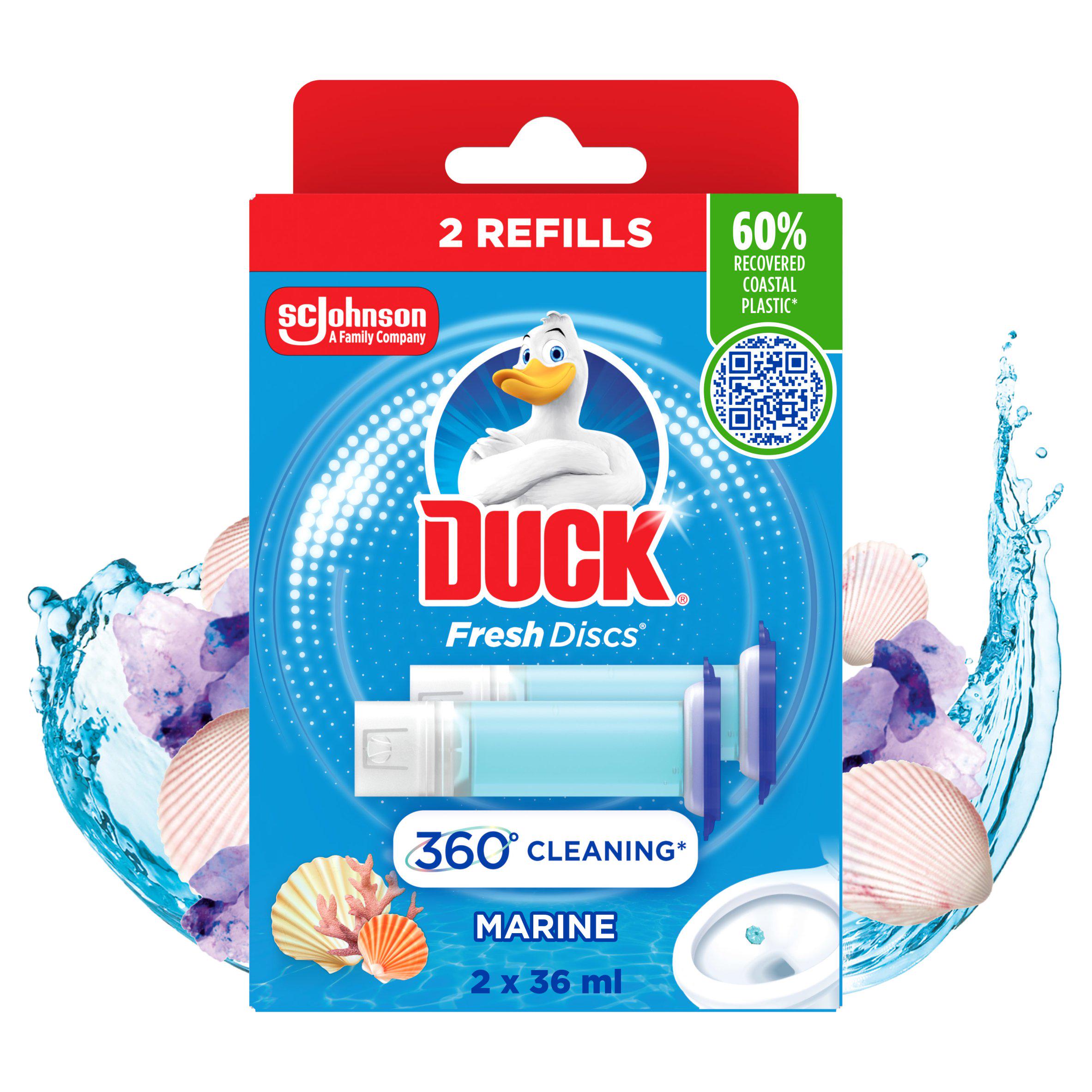 Duck Fresh Discs Marine toilet gel stamp refills 2x36ml - British product