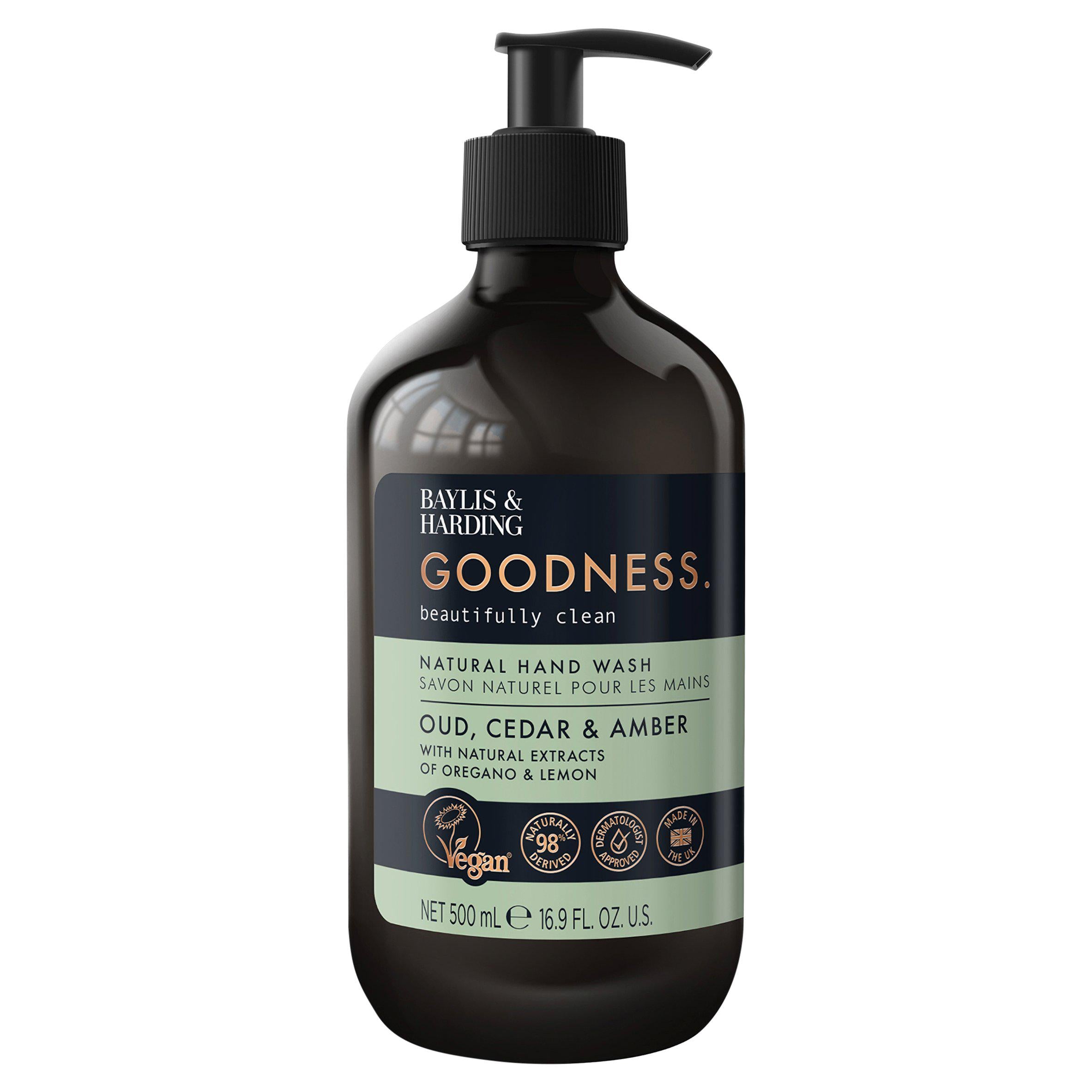 Baylis & Harding Oud & Cedar Hand Wash 500ml (British brand)