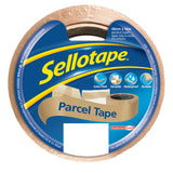 Sellotape strong brown parcel tape 50m roll, UK version