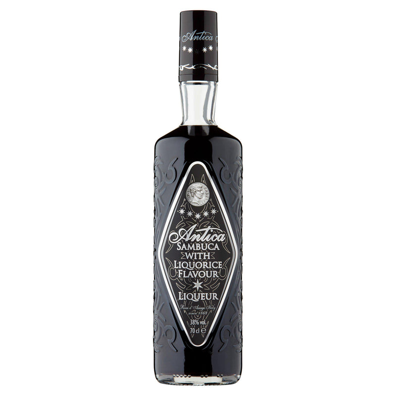 Antica Sambuca with Liquorice Flavour Liqueur 70cl - British product