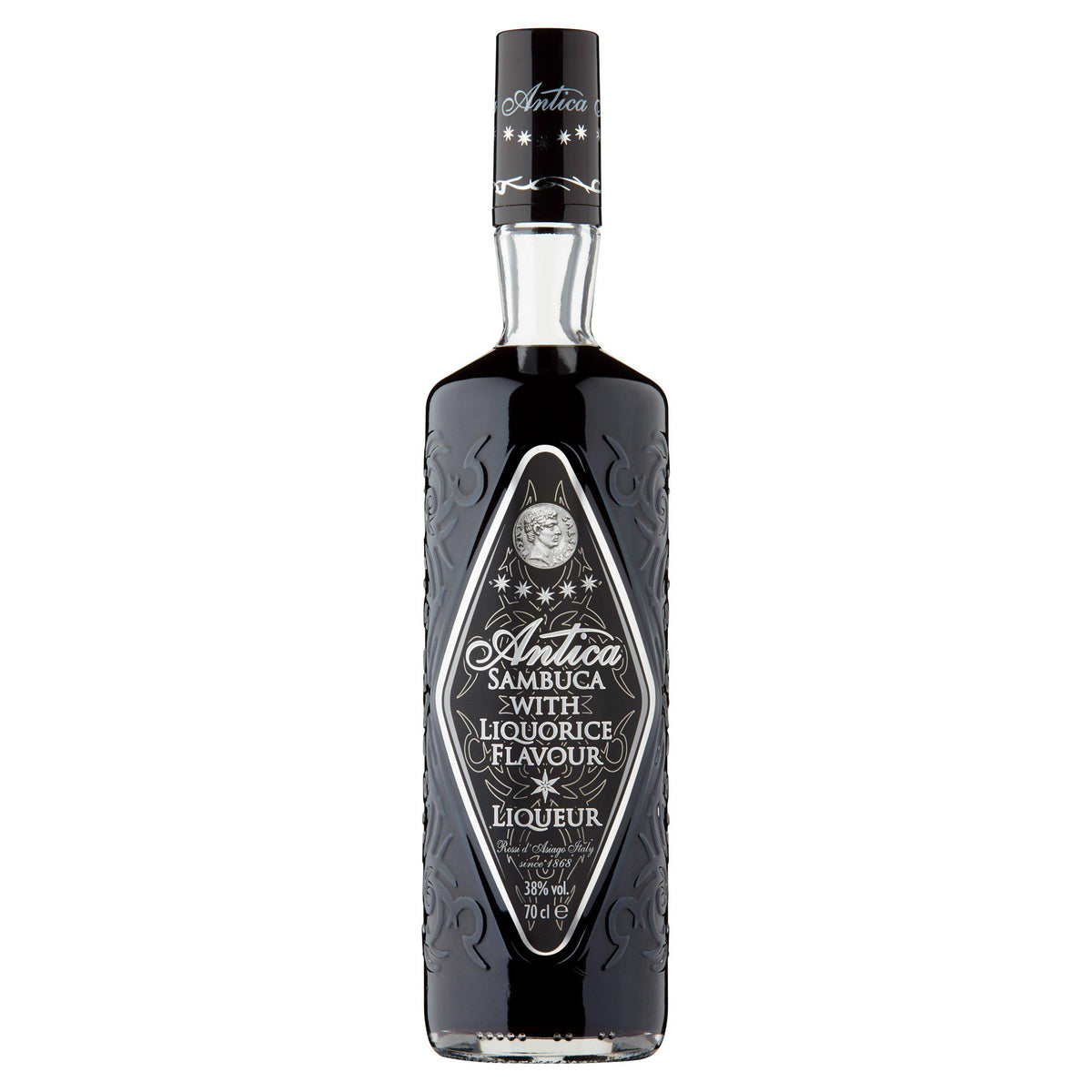 Antica Sambuca with Liquorice Flavour Liqueur 70cl - British product