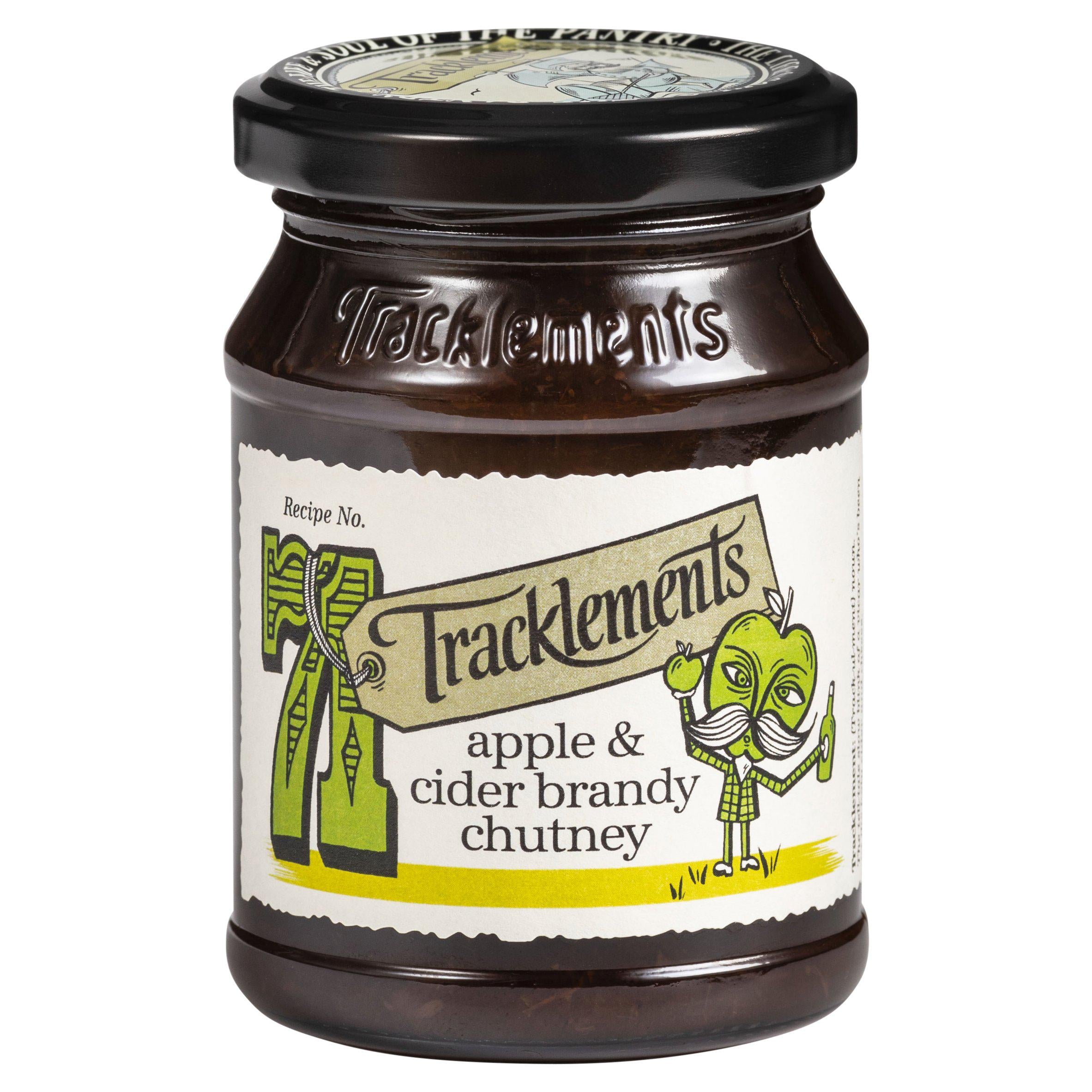 Tracklements Apple and Cider Brandy Chutney 200g (British brand)