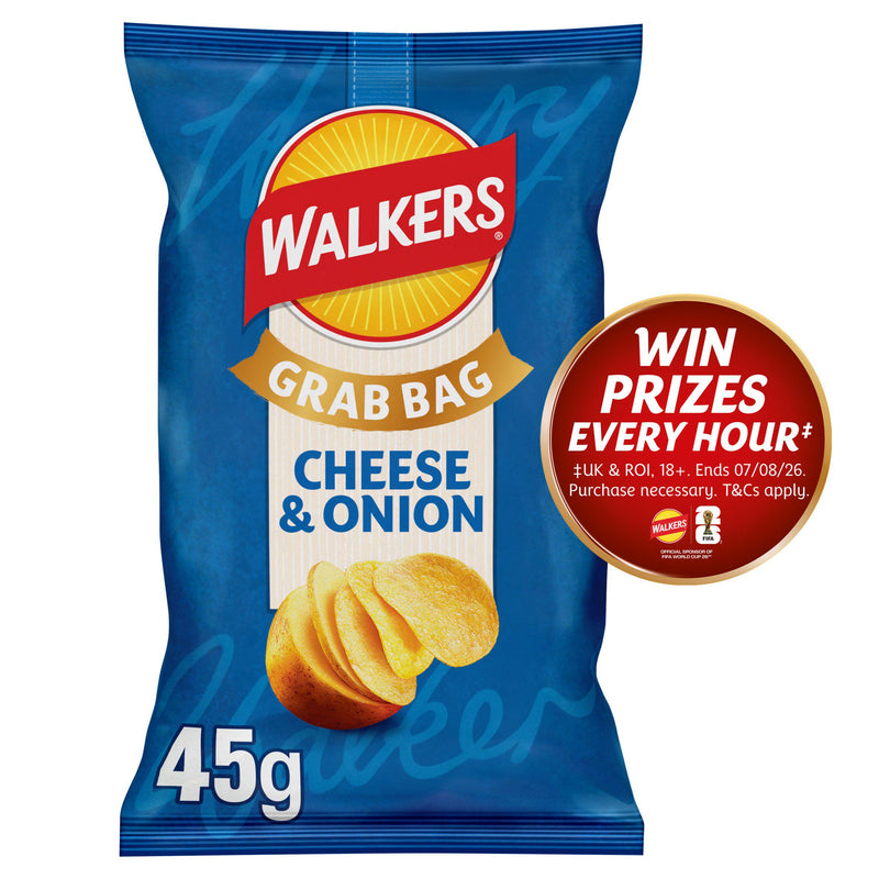 Walkers crisps Cheese & Onion 45g (British brand)