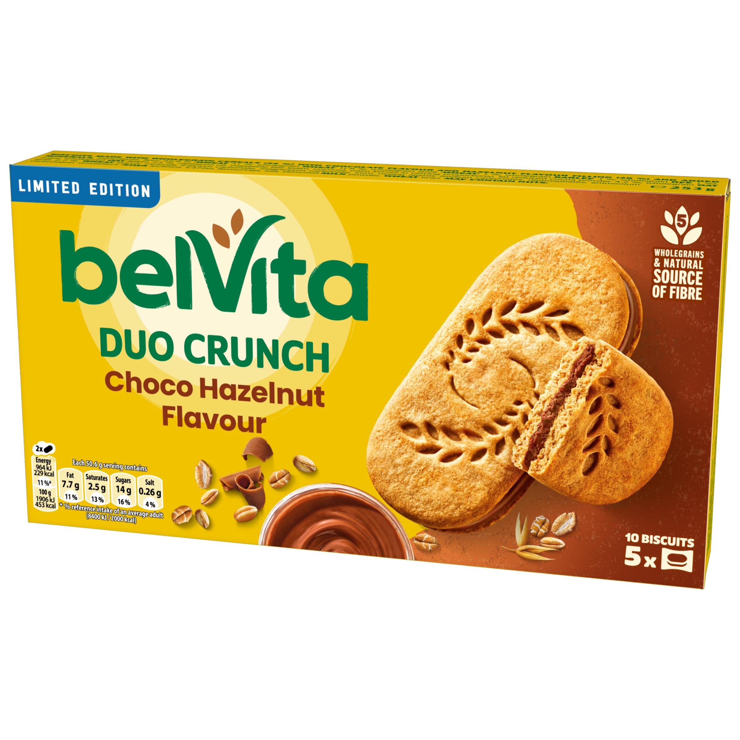 Belvita breakfast biscuits chocolate hazelnut 253g - British product