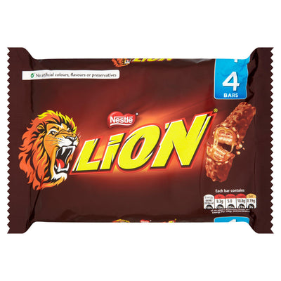 Sainsburys Lion Milk Chocolate Bar Multipack x4 42g- Buy online at McGrocer