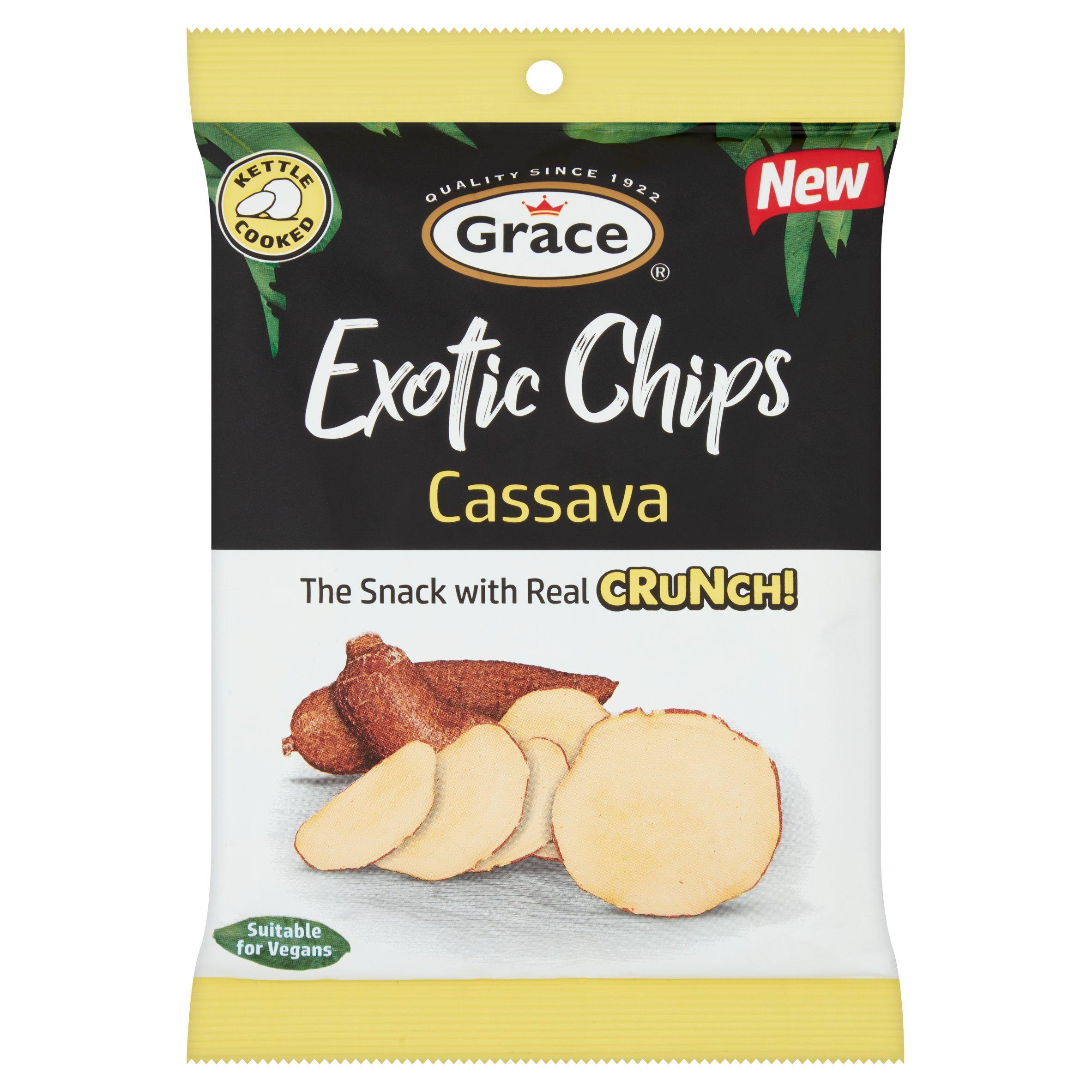 Grace Cassava Exotic Chips 75g - British product