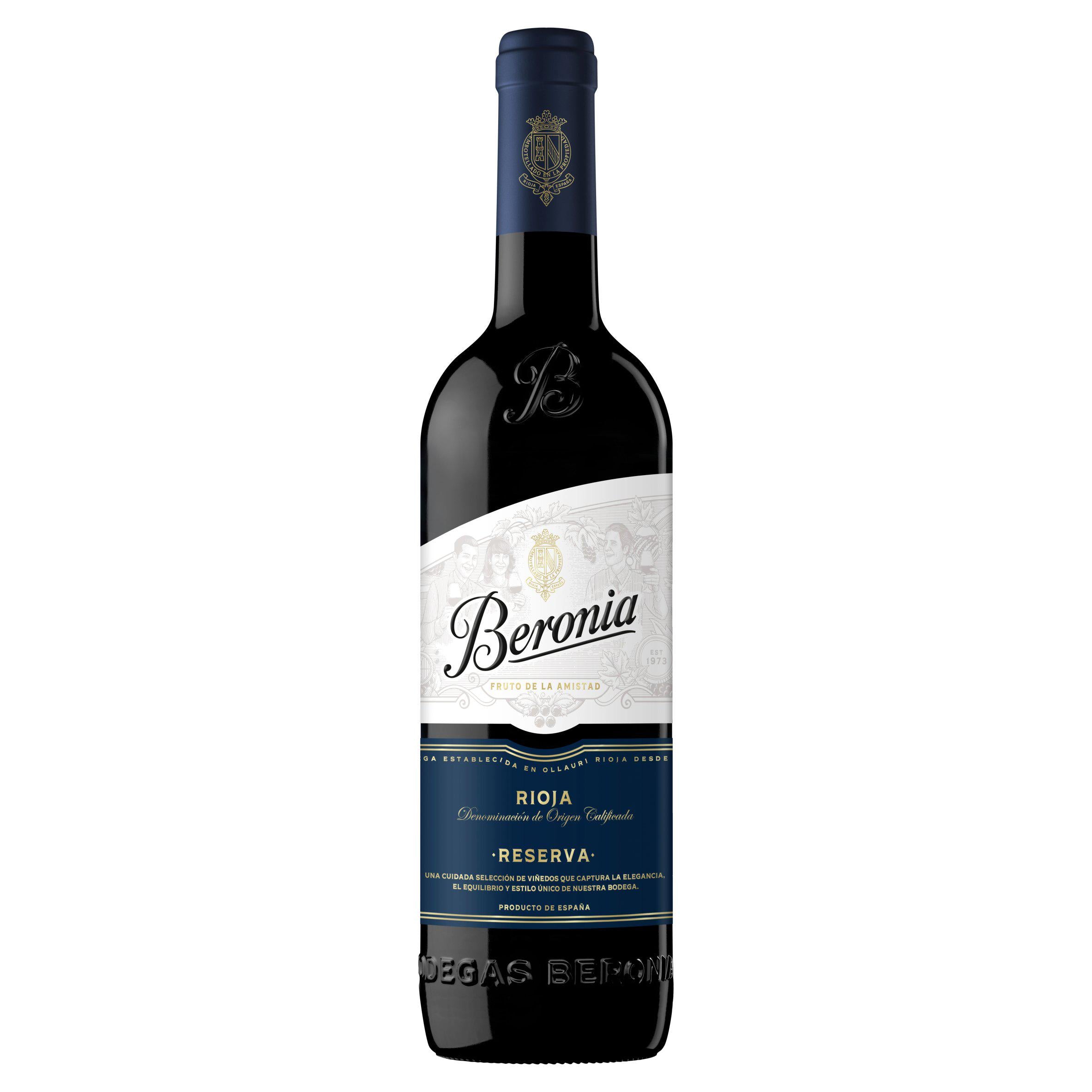 Beronia Rioja Reserva red wine 75cl, UK version