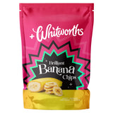 Whitworths banana chips sweetened 150g, imported from the UK