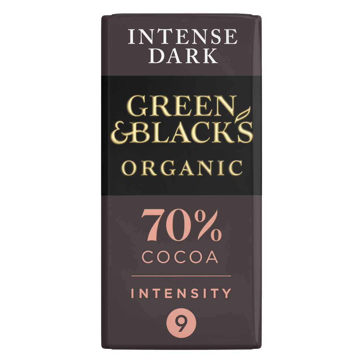 Green & Black's organic 70% dark chocolate bar 90g (British brand)