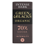 Green & Black's organic 70% dark chocolate bar 90g (British brand)