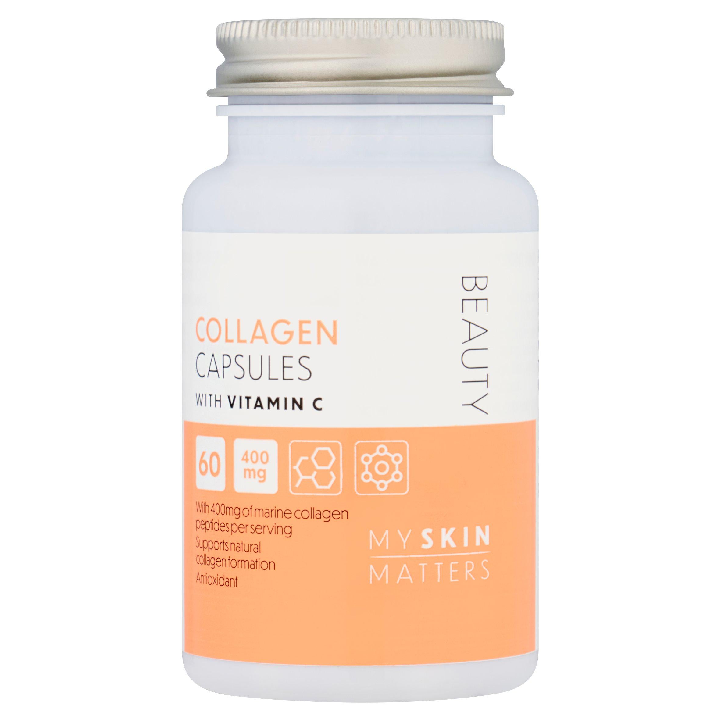 Hydrolysed Marine Collagen Capsules with Vitamin C and Co-Enzyme Q10 x60