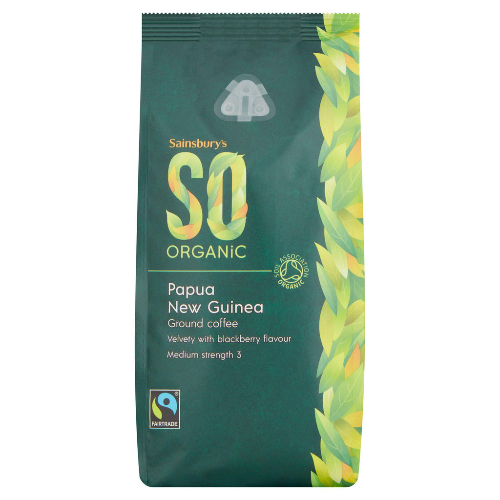 Sainsbury's Papua New Guinea Coffee, SO Organic 227g