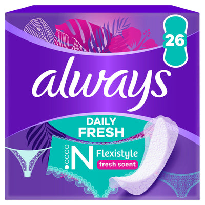 Sainsburys Always Dailies Flexistyle Slim Panty Liners Floral Fresh- Buy online at McGrocer
