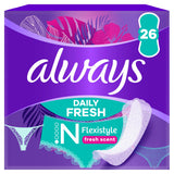 Always flexistyle slim panty liners floral fresh scent - British product
