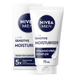 Nivea Men Sensitive Moisturiser 75ml, imported from the UK
