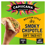 Capsicana smoky chipotle soft taco kit 273g, imported from the UK